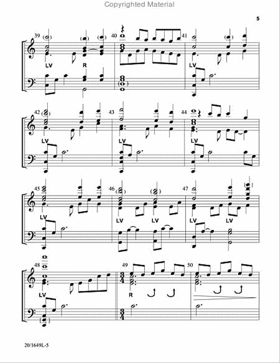 Meditations on the Cross 5-Octaves scores gallery preview page 5
