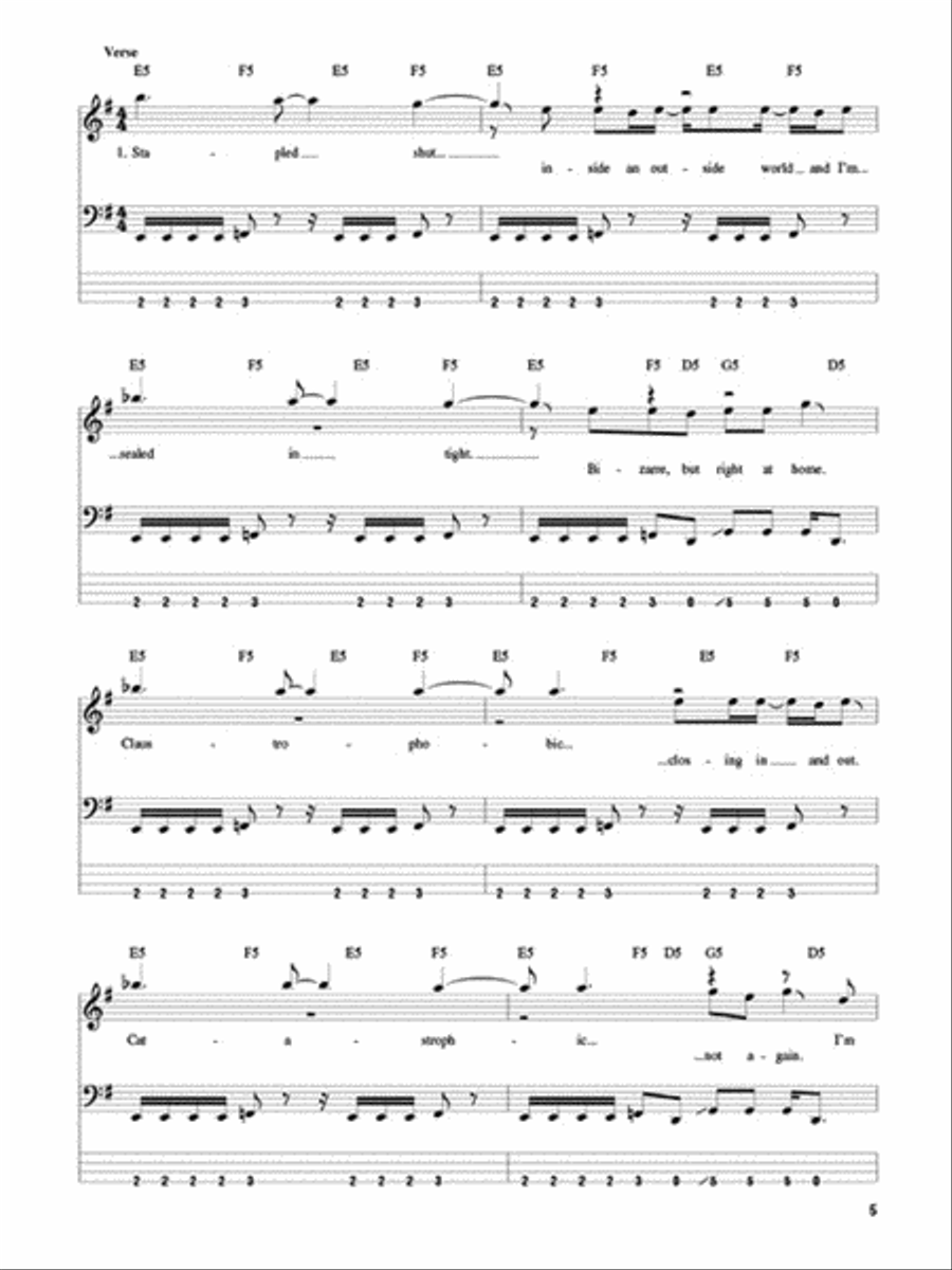 Slipknot Electric Guitar scores gallery preview page 4