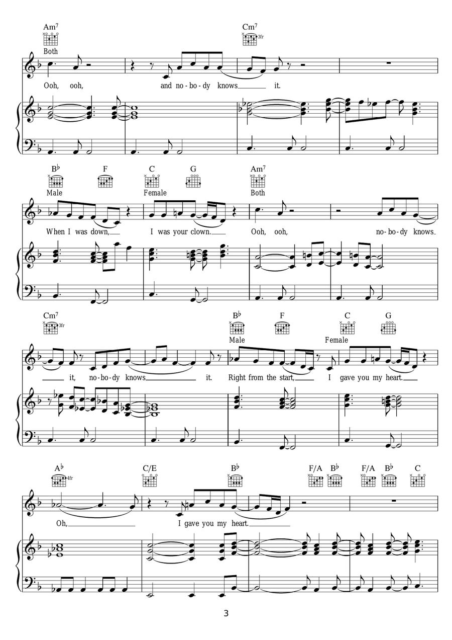 Don't Go Breaking My Heart Acoustic Guitar scores gallery preview page 3