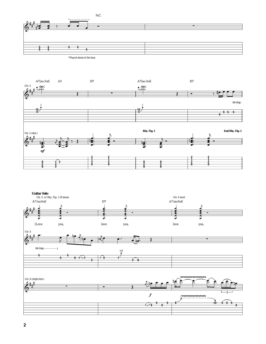 The End Acoustic Guitar scores gallery preview page 2