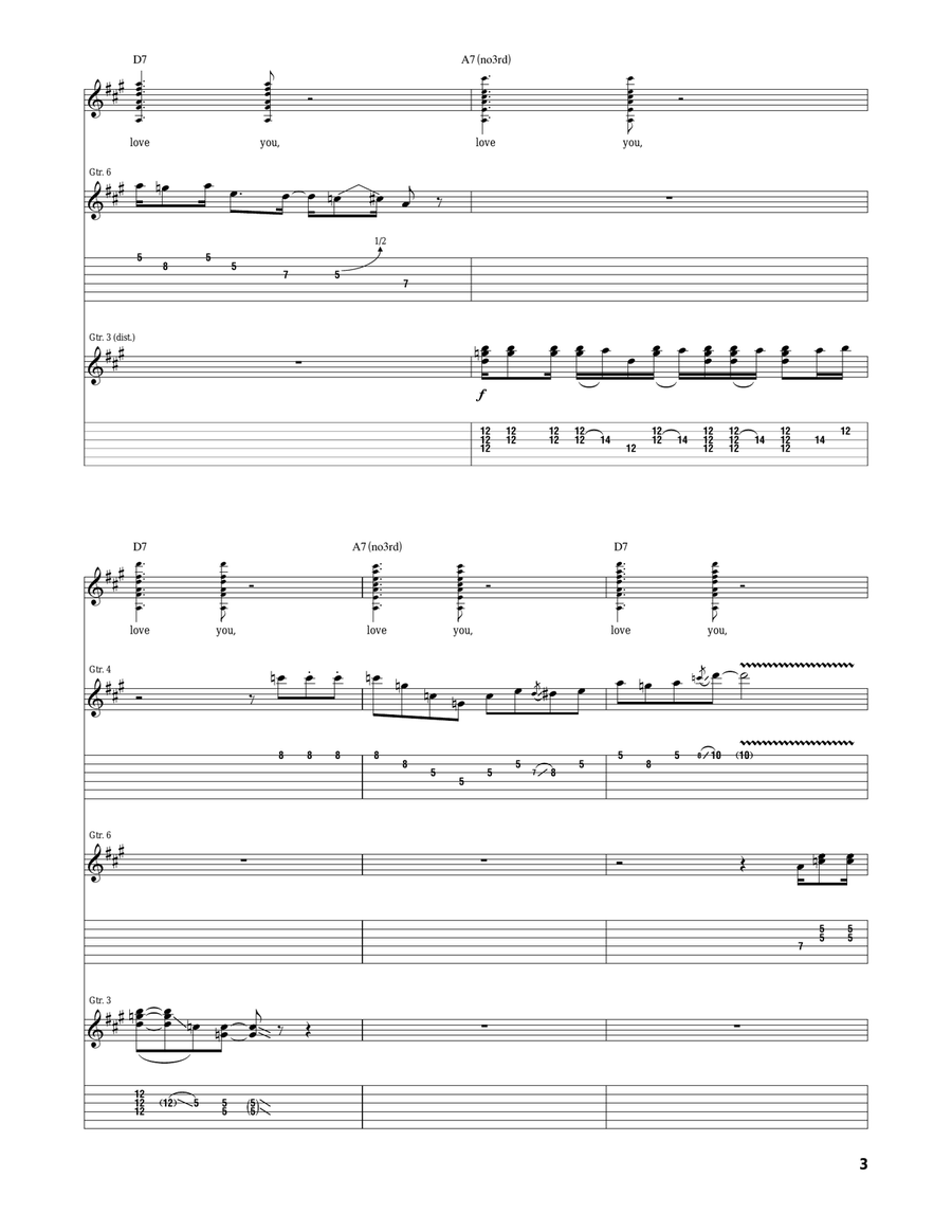 The End Acoustic Guitar scores gallery preview page 3