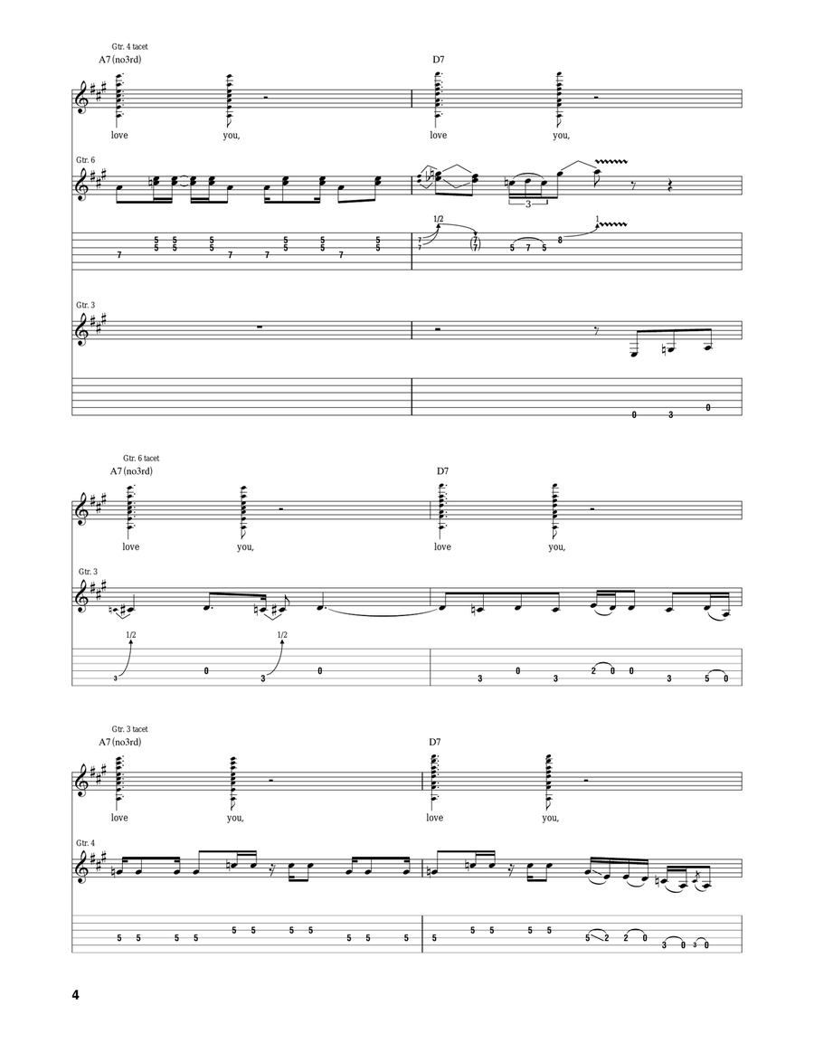 The End Acoustic Guitar scores gallery preview page 4