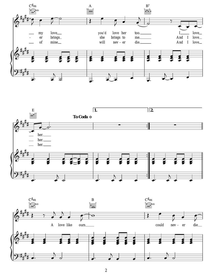 And I Love Her And I Love Her Acoustic Guitar scores gallery preview page 2