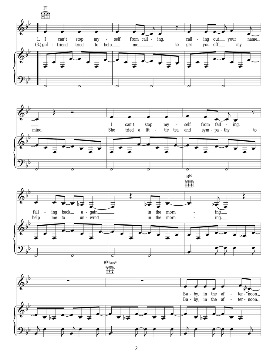 In The Morning In The Morning Guitar scores gallery preview page 2