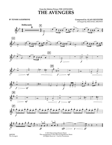 The Avengers - Bb Tenor Saxophone