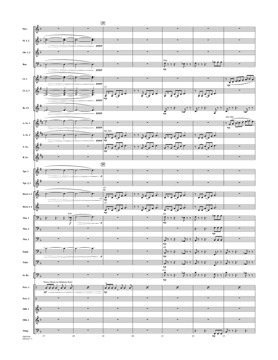 Iditarod - Full Score Iditarod - Full Score Concert Band scores gallery preview page 5