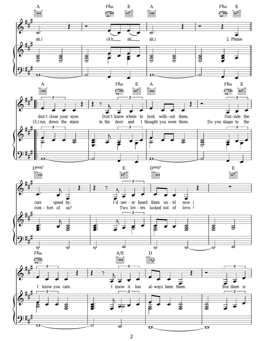 I Know You Care I Know You Care Acoustic Guitar scores gallery preview page 2