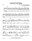 The Way We Were - Piano