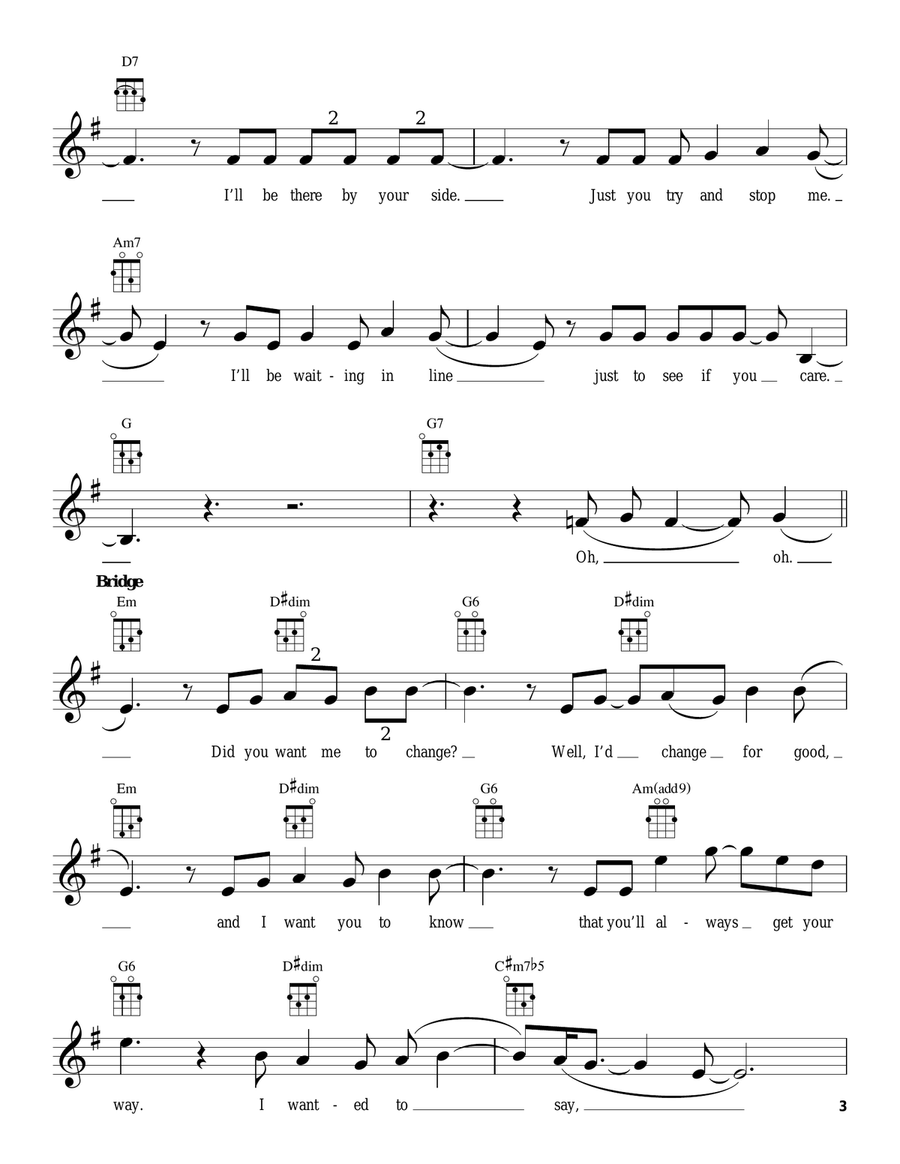 Shiver Shiver Ukulele scores gallery preview page 3