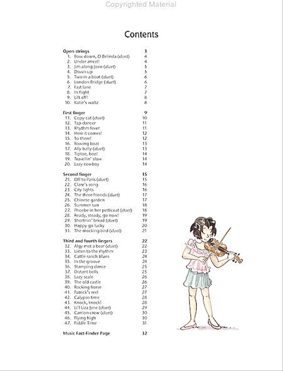 Fiddle Time Joggers + CD Violin Solo scores gallery preview page 2