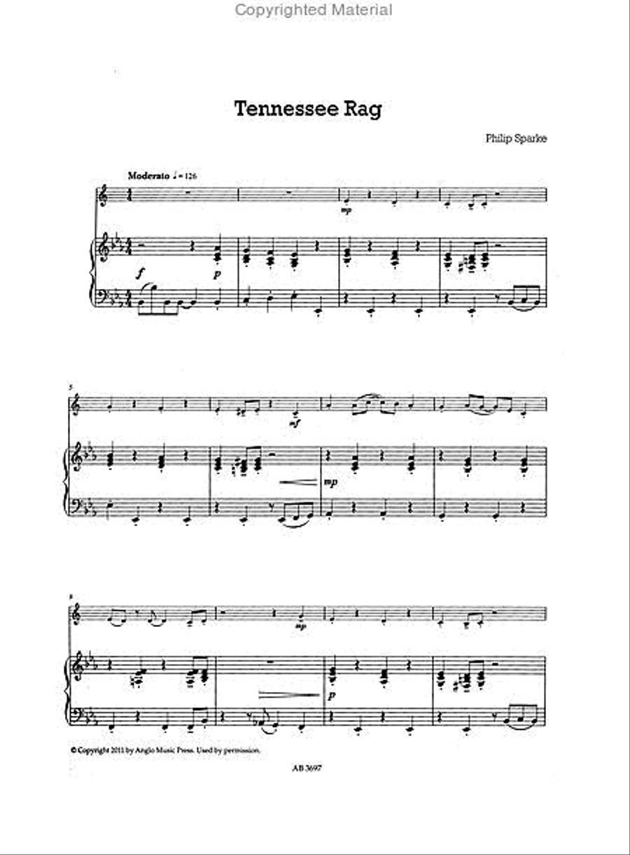 Shining Brass, Book 1, Piano Accompaniment E flat Piano Accompaniment scores gallery preview page 4