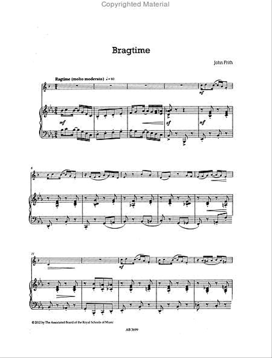 Shining Brass, Book 2, Piano Accompaniment B flat Piano Accompaniment scores gallery preview page 3