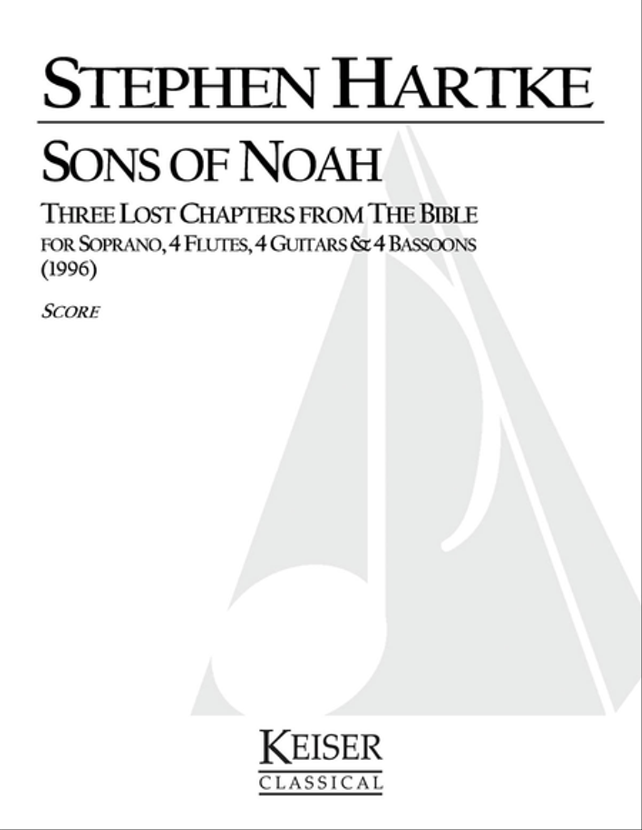 Sons of Noah: Three Lost Chapters from the Bible Voice scores gallery preview page 1