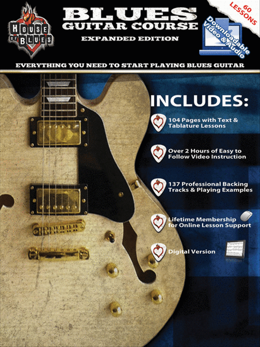 House of Blues Blues Guitar Course - Expanded Edition Electric Guitar scores gallery preview page 1