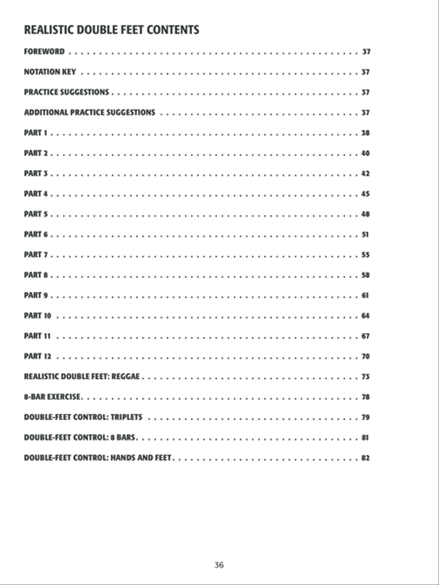 Realistic Drum Styles Percussion scores gallery preview page 4