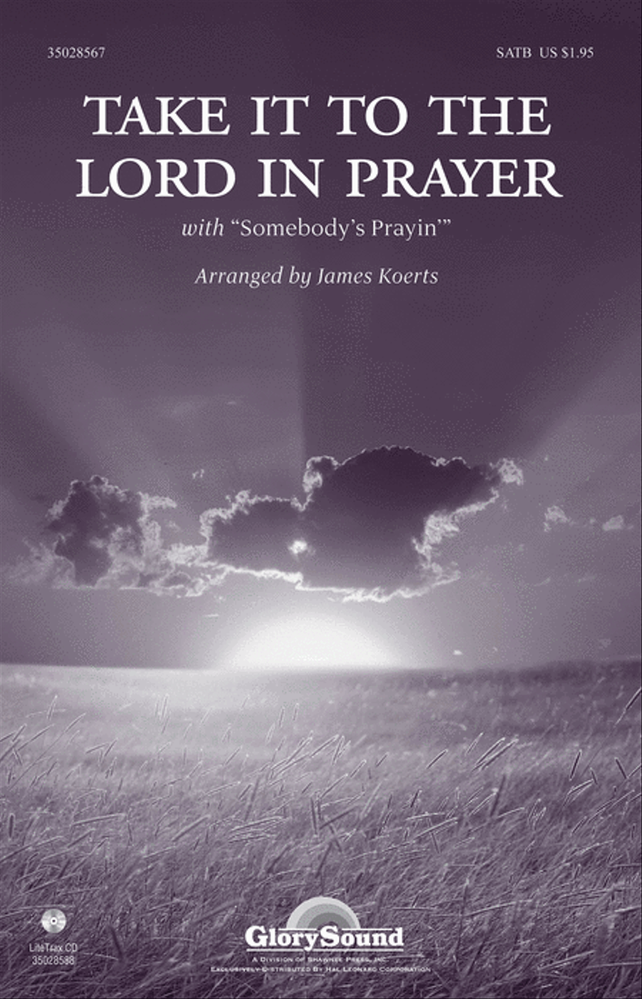 Take It To The Lord In Prayer 4-Part scores gallery preview page 1