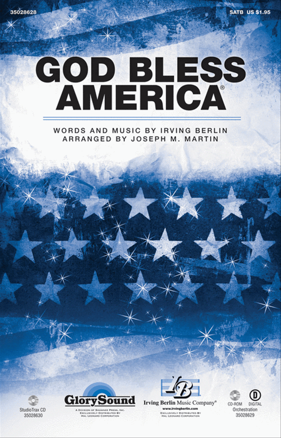God Bless America® God Bless America® 4-Part scores gallery preview page 1