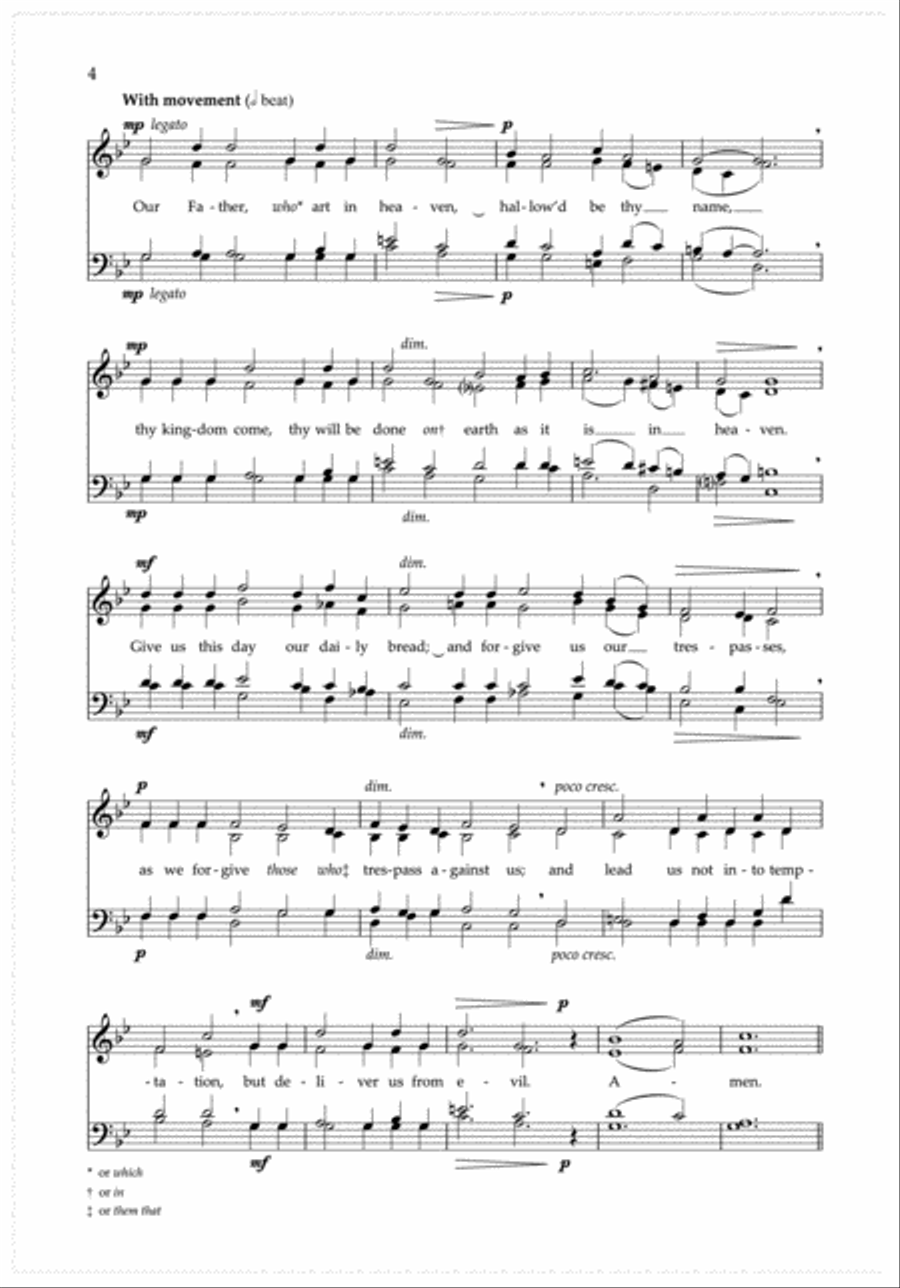 Preces and Responses Preces and Responses 4-Part scores gallery preview page 3