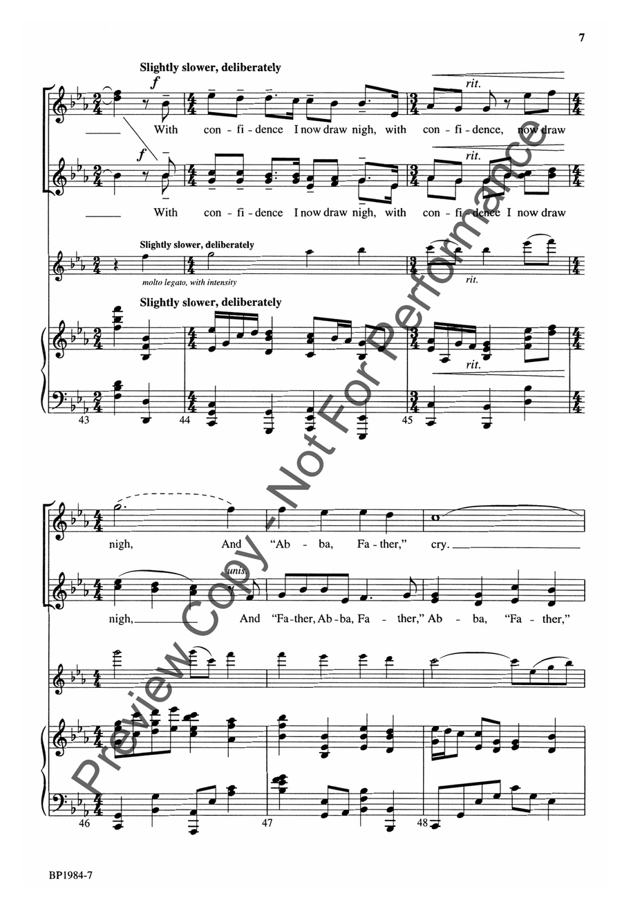 Arise, My Soul, Arise - SSA SSA scores gallery preview page 8