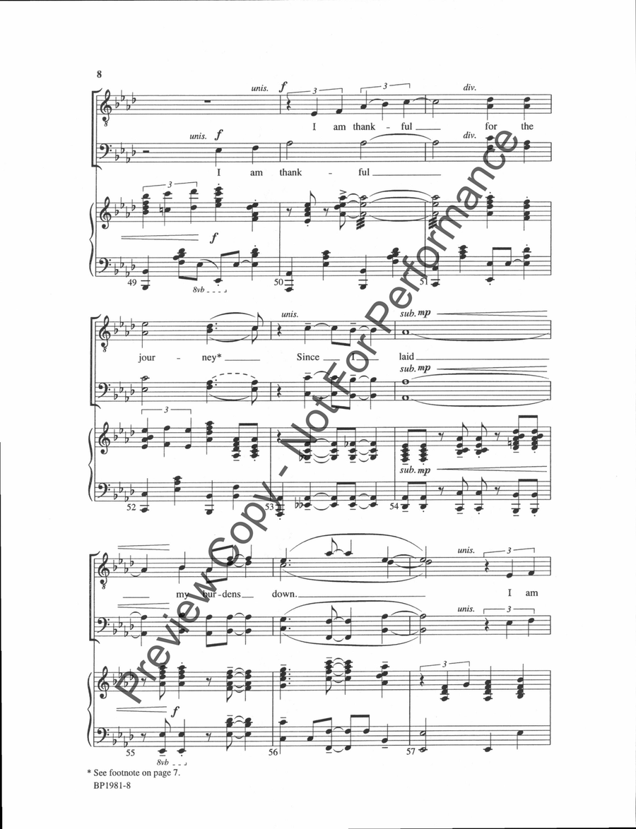 Glory, Glory, Hallelujah! - TTBB TTBB scores gallery preview page 8