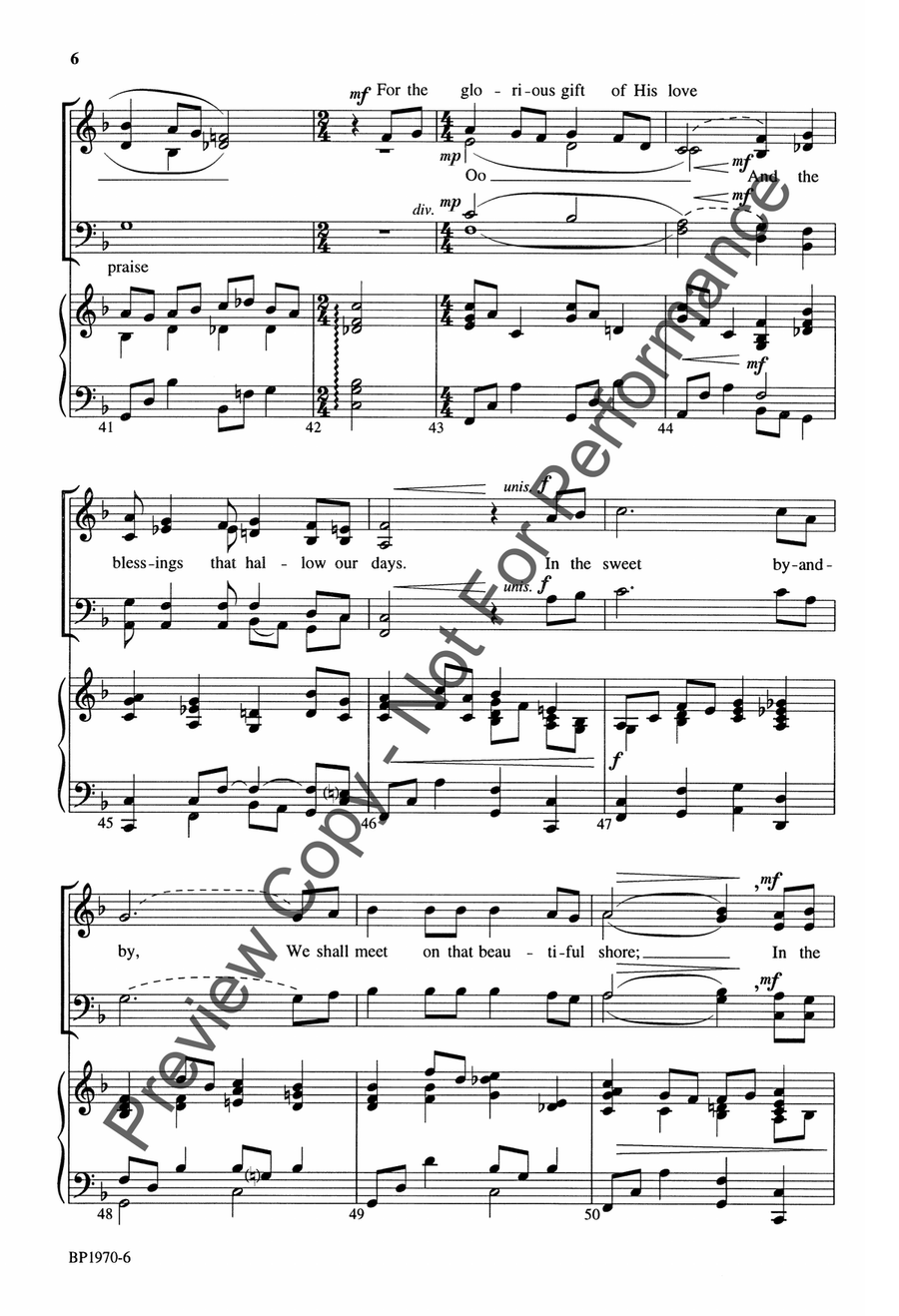 In The Sweet By-and-By - Helvey 4-Part scores gallery preview page 7