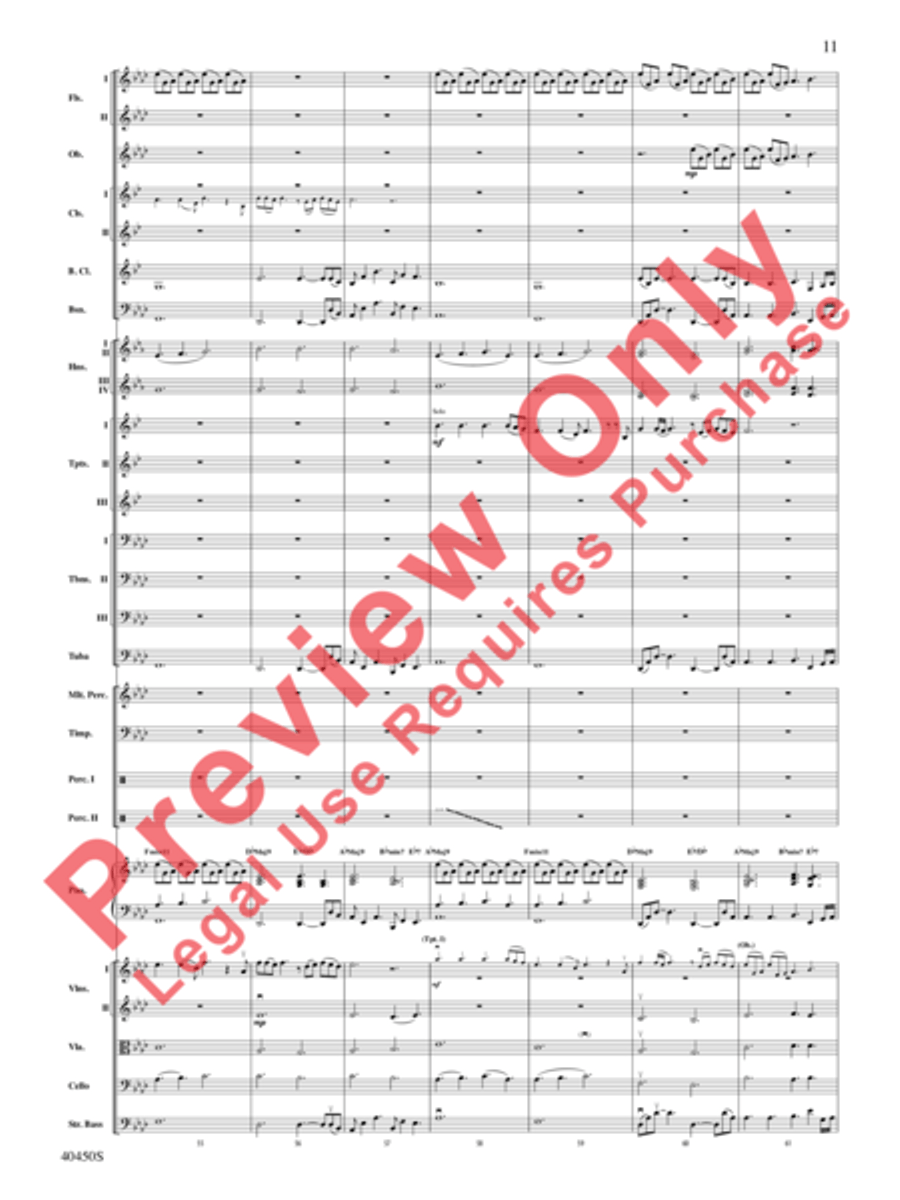 A Whitney Houston Tribute Full Orchestra scores gallery preview page 12