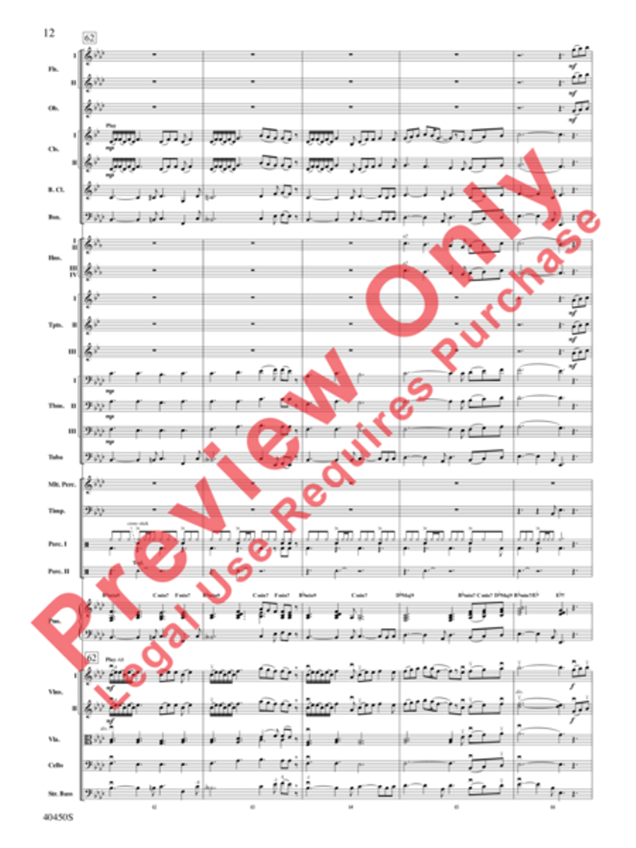 A Whitney Houston Tribute Full Orchestra scores gallery preview page 13