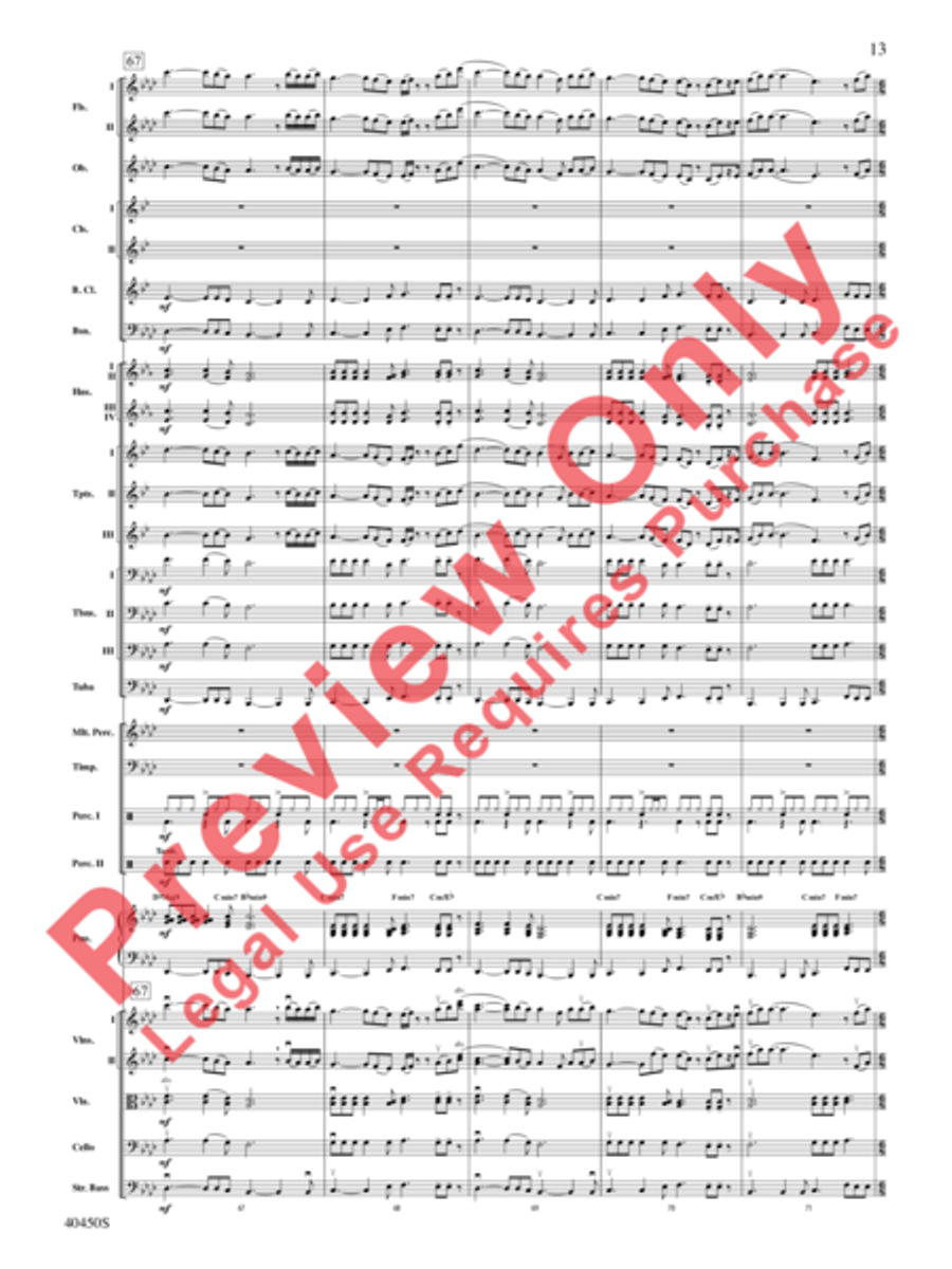 A Whitney Houston Tribute Full Orchestra scores gallery preview page 14