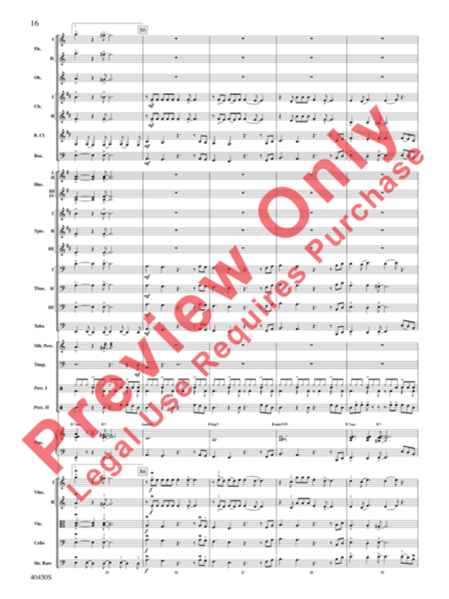 A Whitney Houston Tribute Full Orchestra scores gallery preview page 17