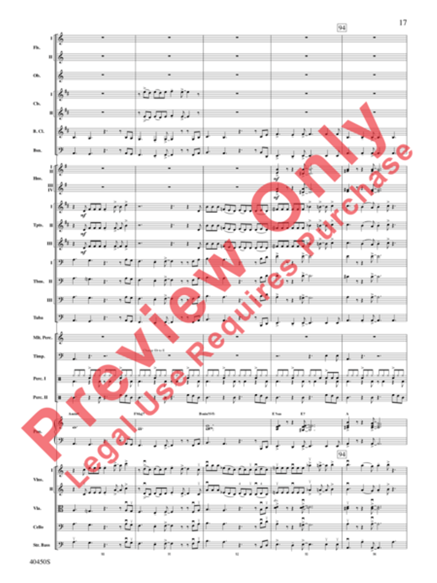 A Whitney Houston Tribute Full Orchestra scores gallery preview page 18