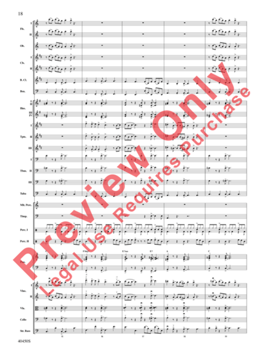 A Whitney Houston Tribute Full Orchestra scores gallery preview page 19