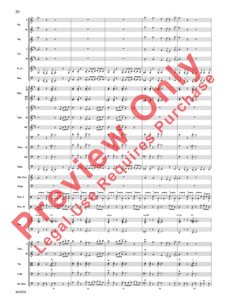 A Whitney Houston Tribute Full Orchestra scores gallery preview page 21