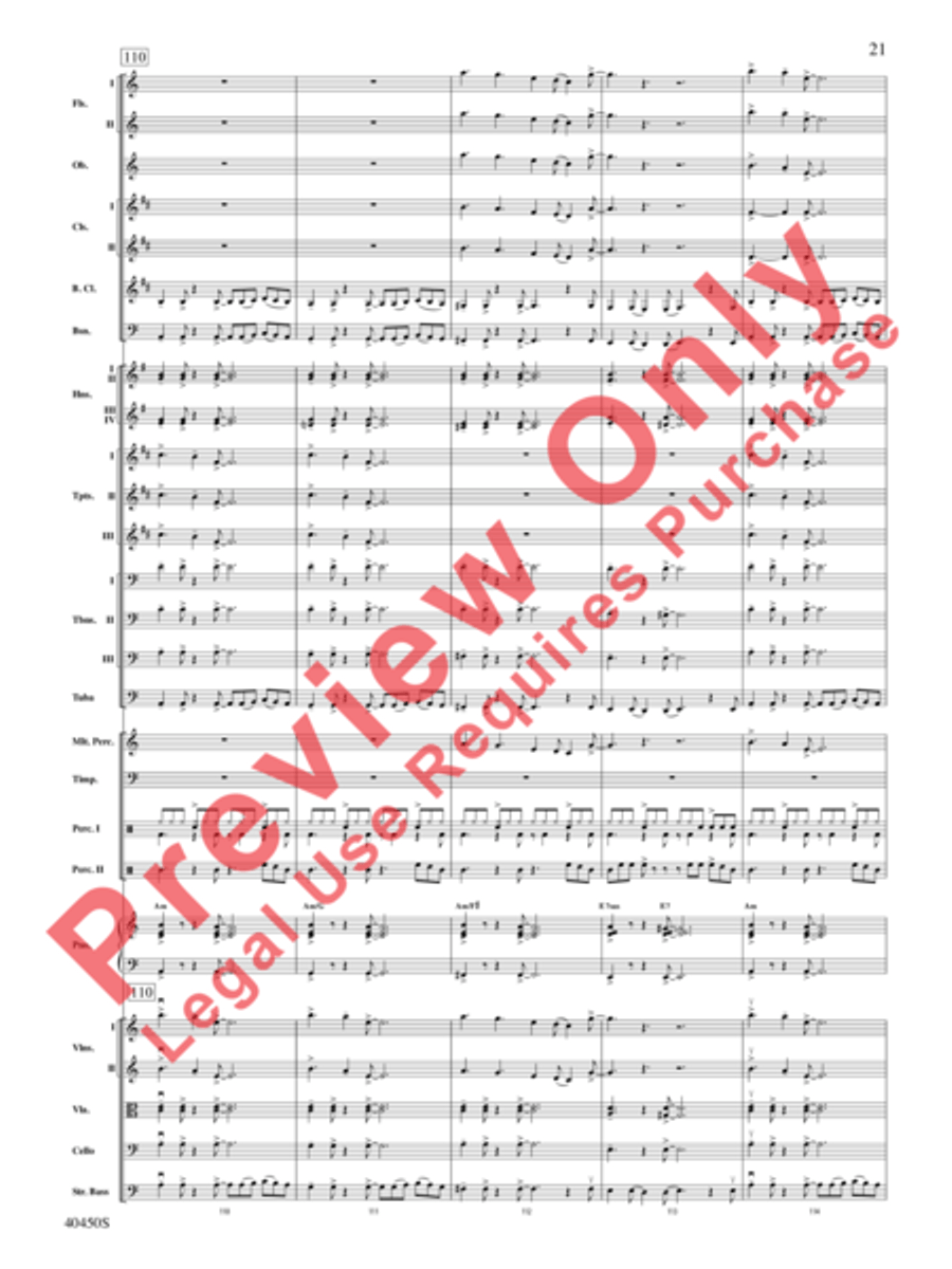 A Whitney Houston Tribute Full Orchestra scores gallery preview page 22