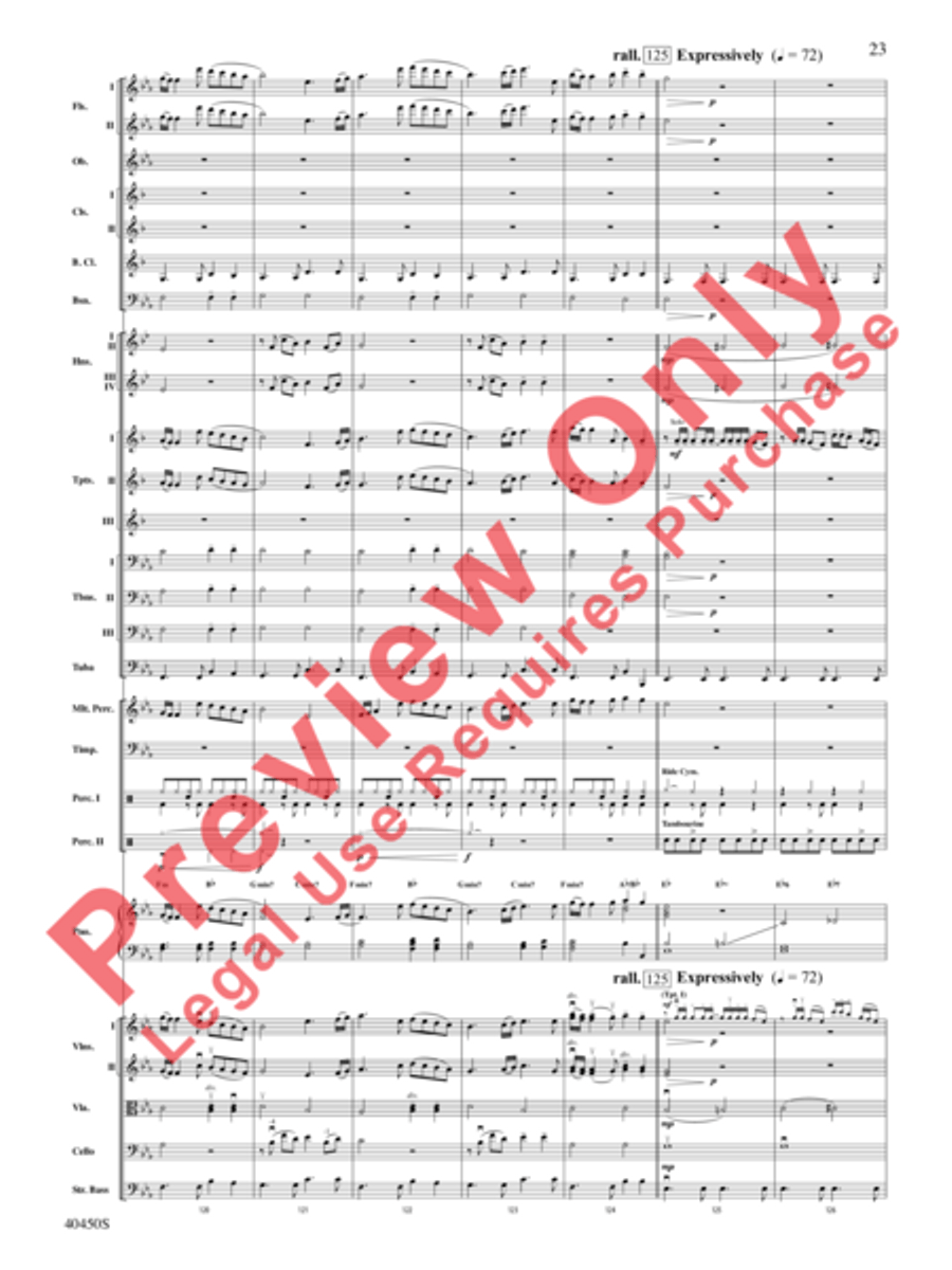 A Whitney Houston Tribute Full Orchestra scores gallery preview page 24