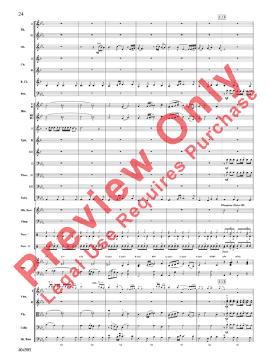 A Whitney Houston Tribute Full Orchestra scores gallery preview page 25