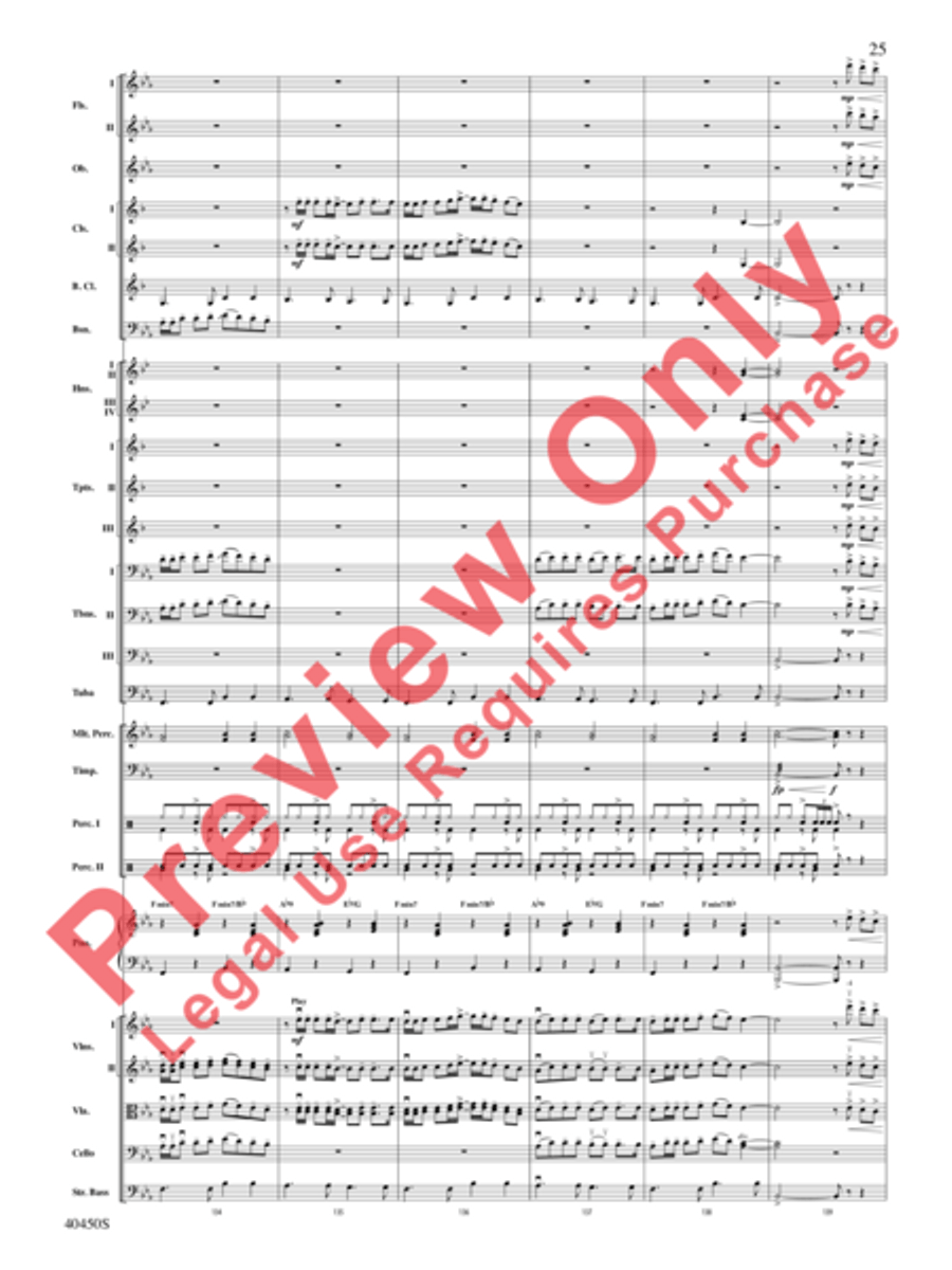 A Whitney Houston Tribute Full Orchestra scores gallery preview page 26