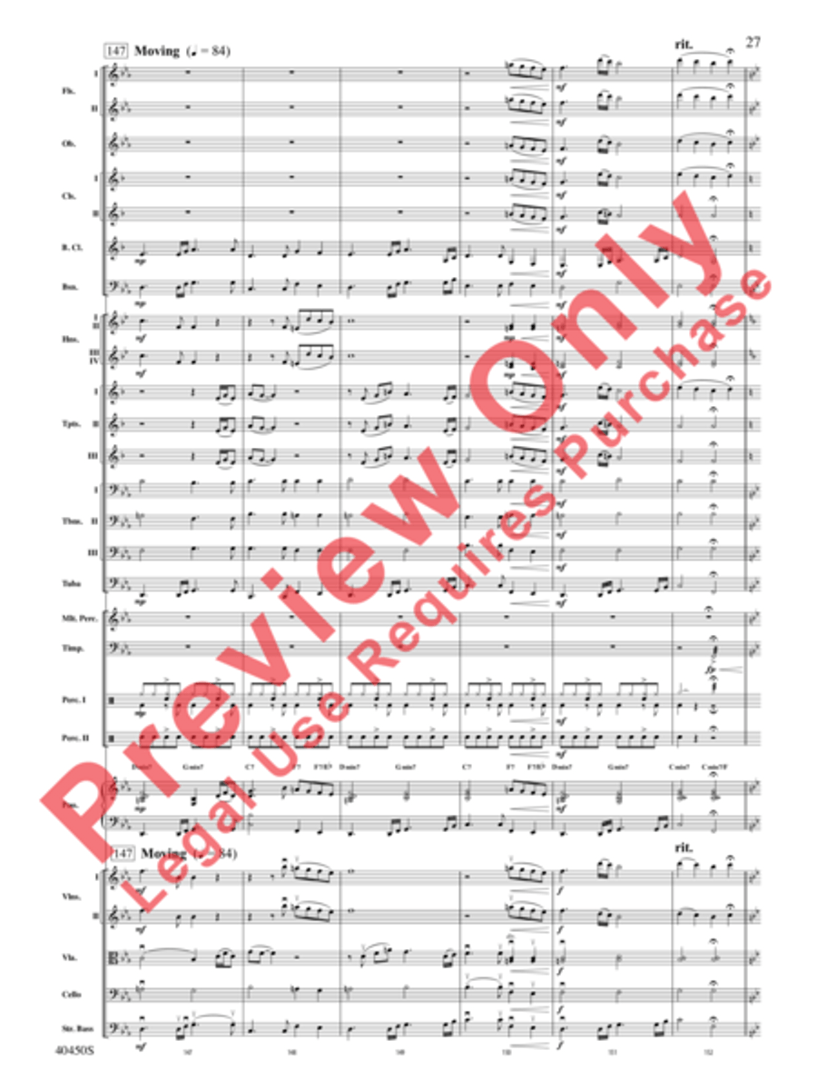 A Whitney Houston Tribute Full Orchestra scores gallery preview page 28