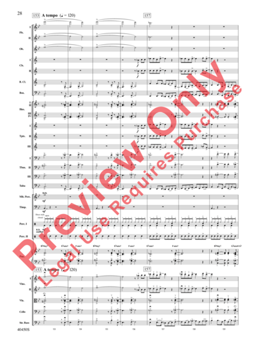 A Whitney Houston Tribute Full Orchestra scores gallery preview page 29