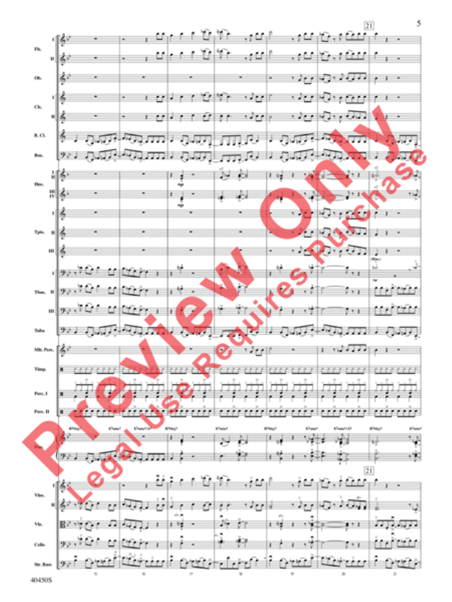 A Whitney Houston Tribute Full Orchestra scores gallery preview page 6