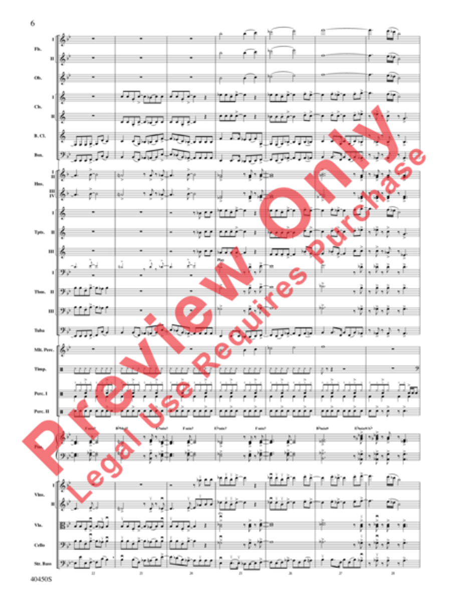 A Whitney Houston Tribute Full Orchestra scores gallery preview page 7