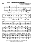My Foolish Heart: Piano Accompaniment