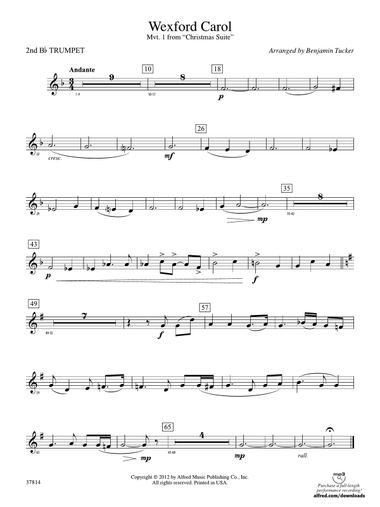 Wexford Carol: 2nd B-flat Trumpet