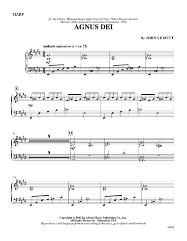 Agnus Dei: Harp