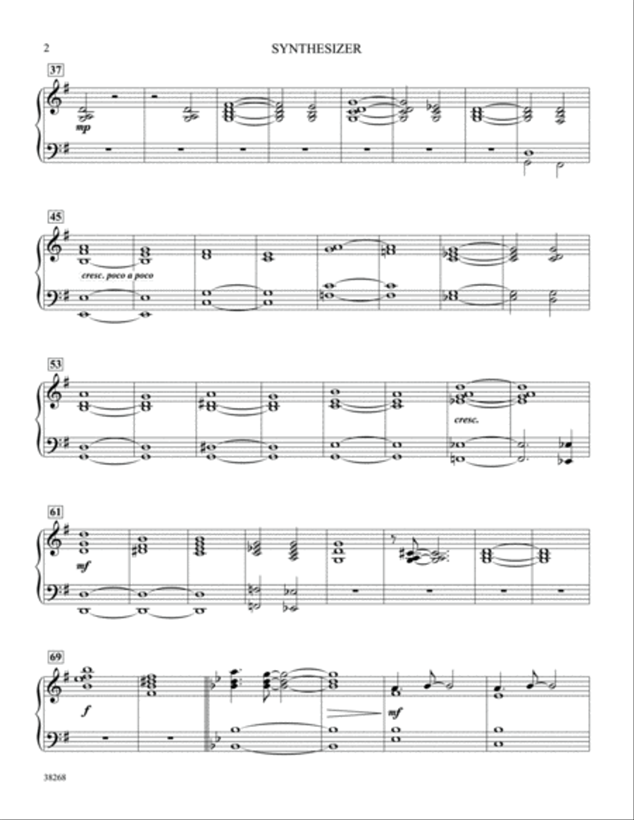 Let Me Be Your Star: 1st Synthesizer Part scores gallery preview page 2