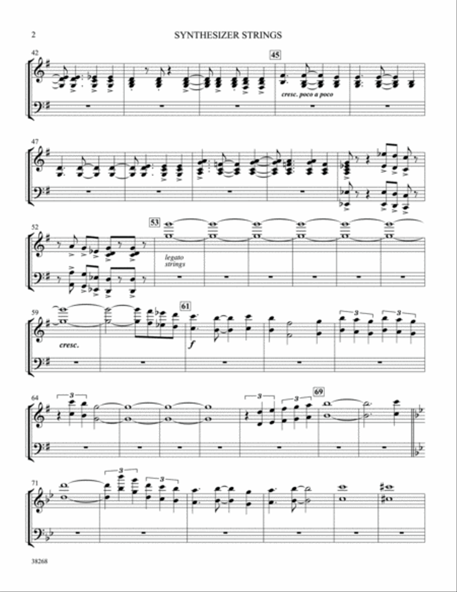 Let Me Be Your Star: 2nd Synthesizer Part scores gallery preview page 2
