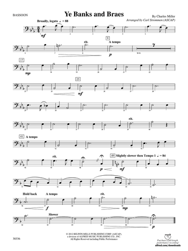 Ye Banks and Braes: Bassoon