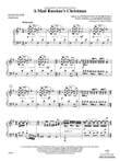 A Mad Russian's Christmas: Piano Accompaniment