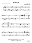 Recorda Me: Piano Accompaniment