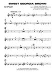 Sweet Georgia Brown: 2nd B-flat Trumpet