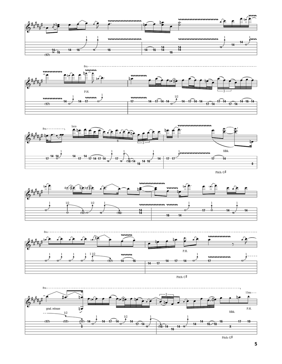 Foxey Lady Foxey Lady Acoustic Guitar scores gallery preview page 5